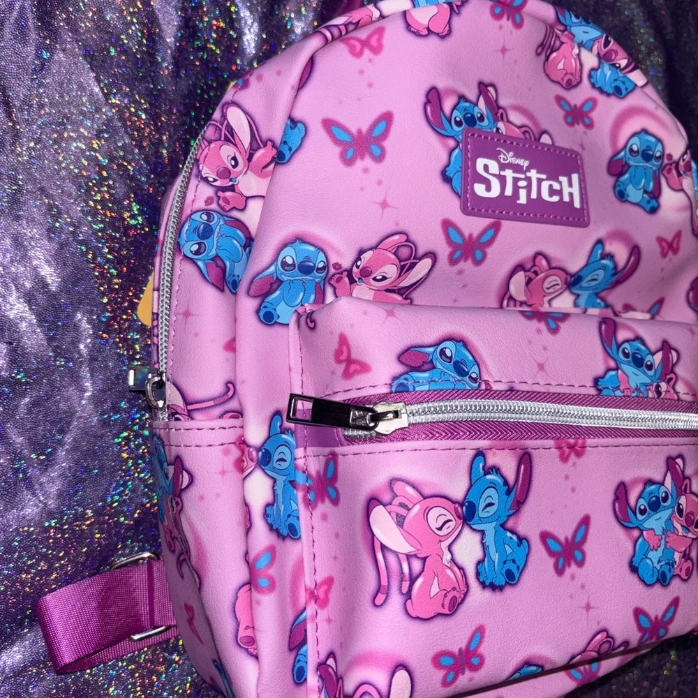Kids Stitch and Angel Mini Backpack